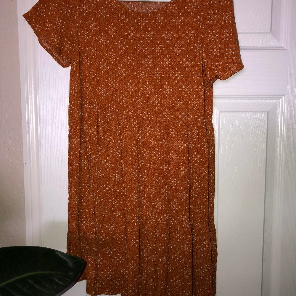 Orange Forever 21 Summer Dress